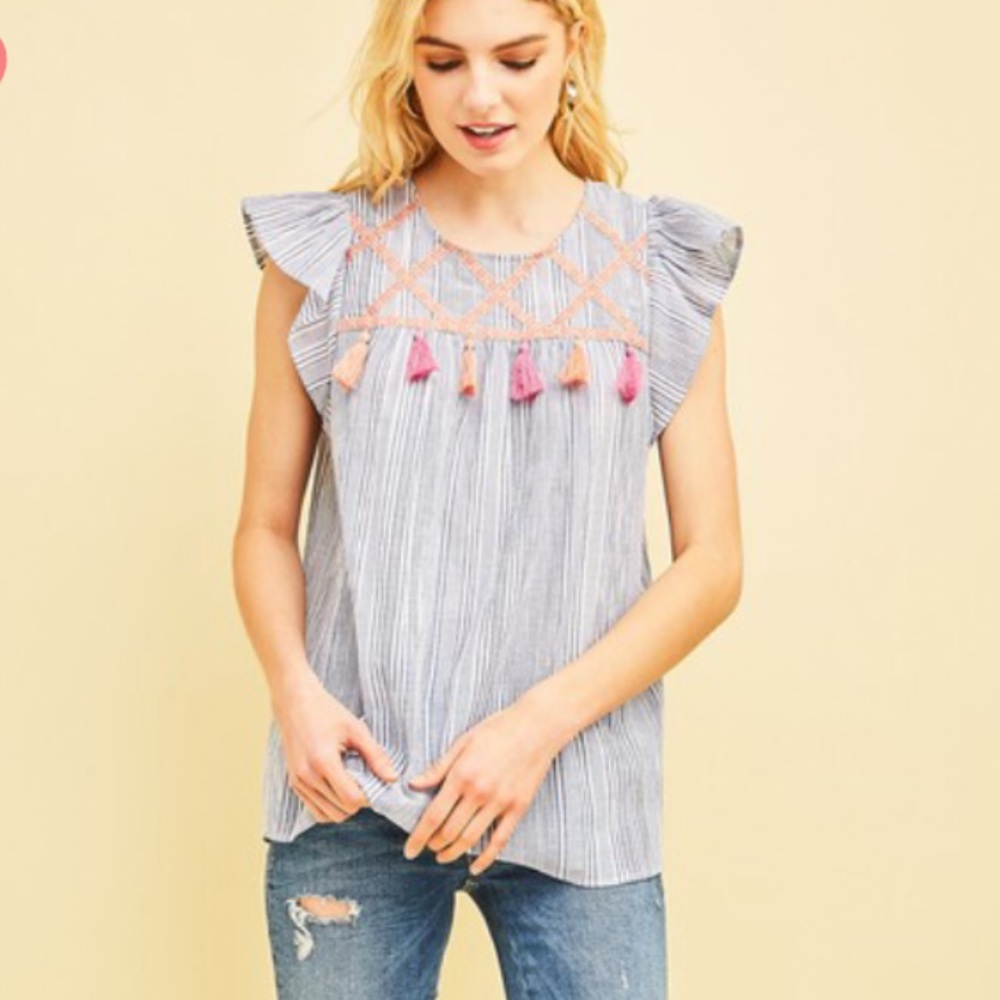 Tassel Boho Top